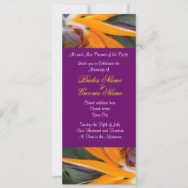 Passion i Paradise Tropical Wedding-inbjudningar Inbjudningar