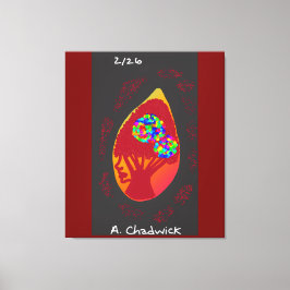 Passion in a Teardrop  Canvastryck