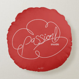 PASSION inuti - Fet Cloud S - W Rund Kudde