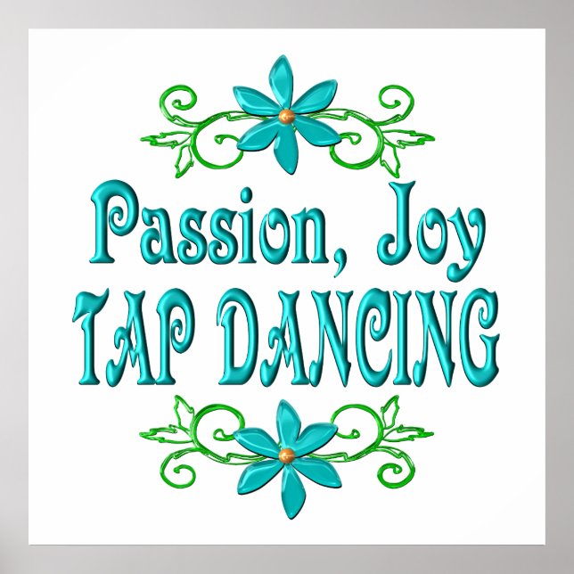 Passion Joy Tap Dancing Poster (Framsidan)