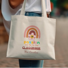 Passion ledde mig till Classroom Rainbow Teacher Tygkasse