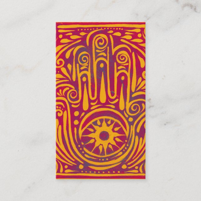 Passion och magi visitkort (Framsida)