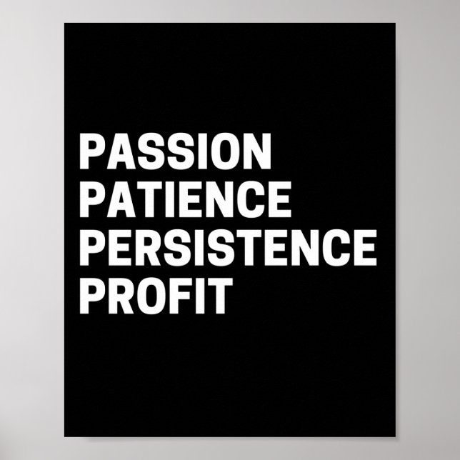 Passion Patientöverlevnad - Idéinspiration Poster (Framsidan)
