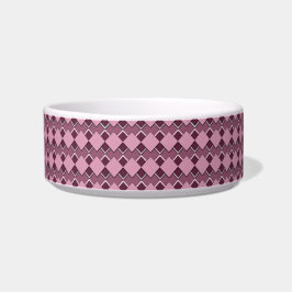 Passion Pink Square and Diamond Checkered Pattern