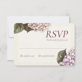 PASSION | Wedding RSVP Response Card OSA Kort