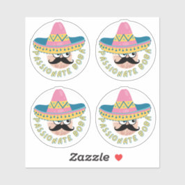 Passionate Boba- Pack av 4 Klistermärken