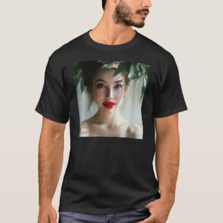 Passionate Crimson: Gudinna för Dawn Rouge T Shirt