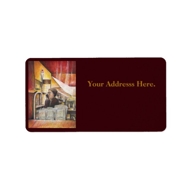 Passionate Känslor luminous Equivalent Adressetikett (Framsidan)