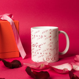 Passionate Kärlek | Alla hjärtans dag Kaffemugg