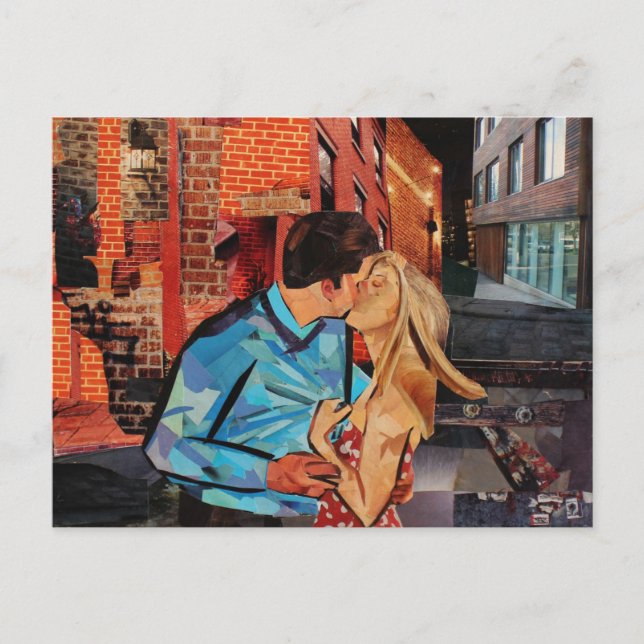 Passionate Kiss Vykort (Framsida)