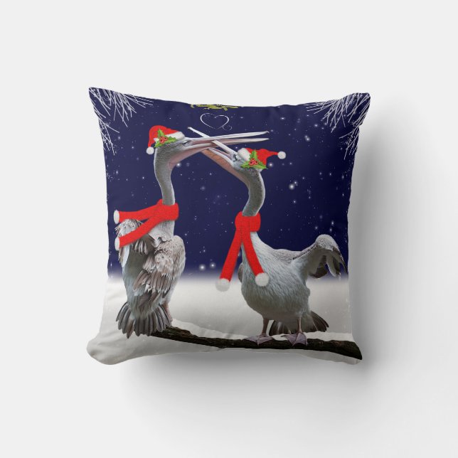 Passionate Pelicans Pillow Kudde (Framsida)