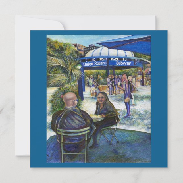 Passionate People som spelar i parken, NYC (Framsida)