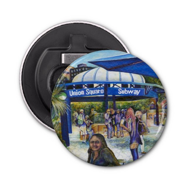 Passionate People som spelar i parken, NYC Flasköppnare (Framsidan)