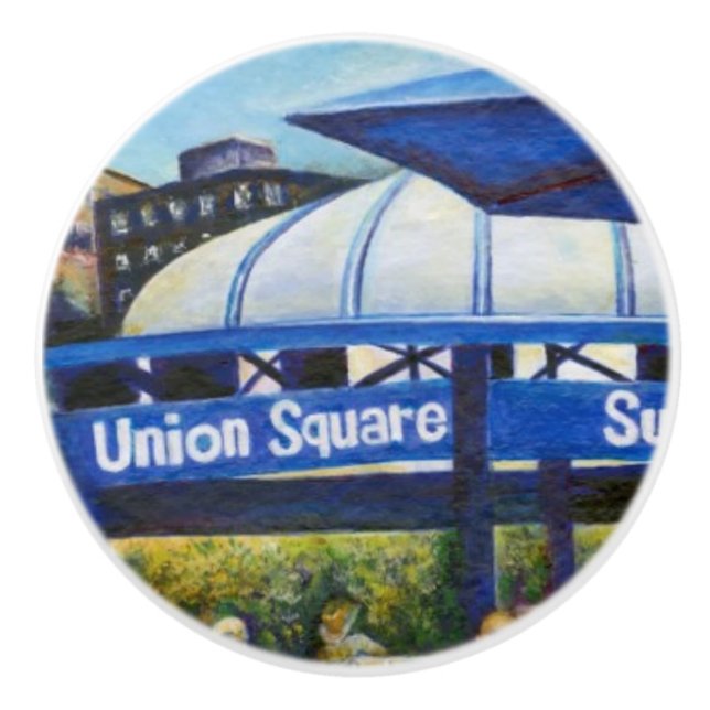 Passionate People som spelar i parken, NYC Knopp (Framsidan)