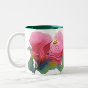 Passionblomma, nr. 2 Två-Tonad mugg