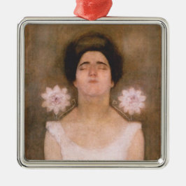 Passionblomma Woman (av Piet Mondrian) Julgransprydnad Metall