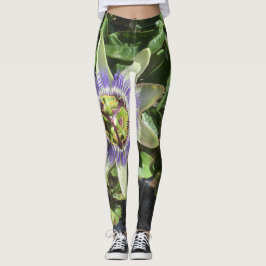 Passionblommadamasker Leggings