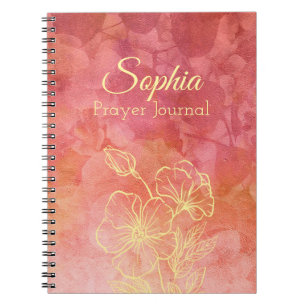 Passionblomman Prayer Journal Anteckningsbok