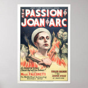 Passionen av Joan of Arc Movie Promotional AD Poster