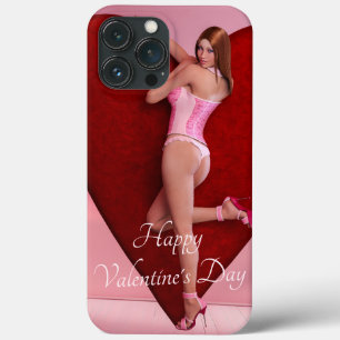 Passionera Valentindagen Girl i en Corset