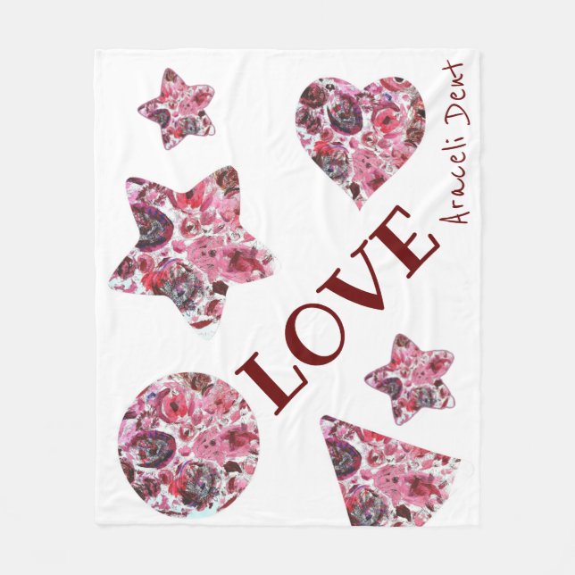 Passionerad Fleecefilt (Framsidan)