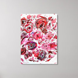 passionerad fullt av känslor canvastryck