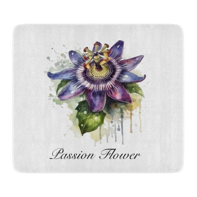 Passionerad Lila Passion Flower (Framsidan)