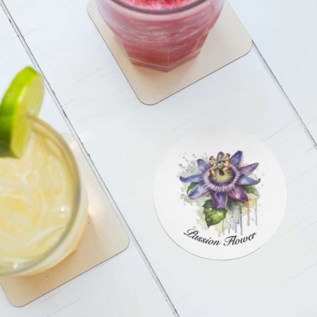 Passionerad Lila Passion Flower Underlägg (Skapare uppladdad)