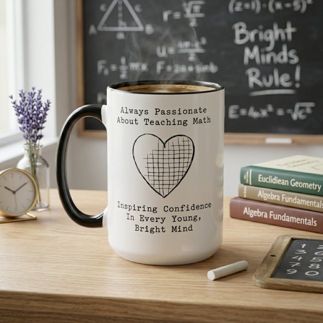 Passionerad matematiklärare: Inspirerar unga sinne Mugg (Skapare uppladdad)