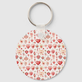 Passionerad palett: Valentine Embellishments Nyckelring