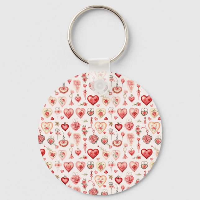 Passionerad palett: Valentine Embellishments Nyckelring (Framsida)