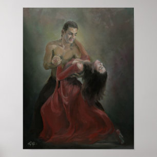 Passionerad Paso Doble Fine Art Print Poster