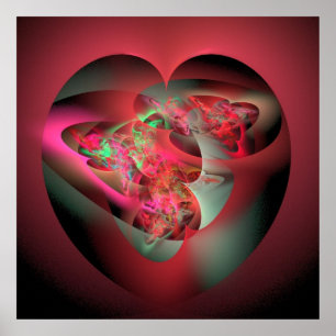 Passionerad turbulens Skriv ut Poster