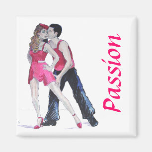 Passionerade dansare kommer strängt dansen magnet