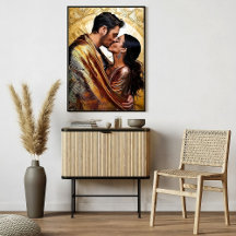 Passionerat par-kissing i Golden Design ❤️