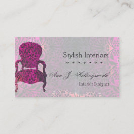 Passionlilor! Formgivare för stolmallinsida Visitkort