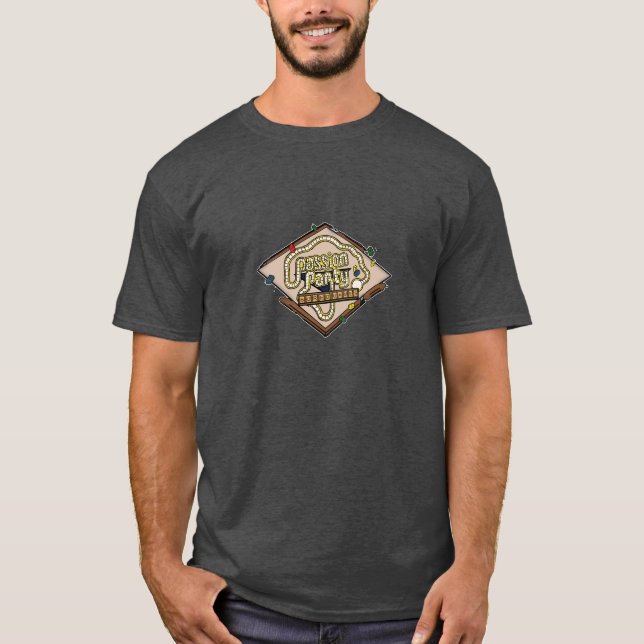 PASSIONPARTY - uttråkad leklogotyp T-shirt (Framsida)