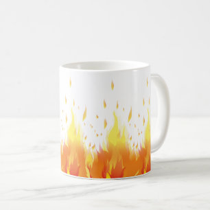 Passion's Flame: Fiery Kärlek Kaffemugg