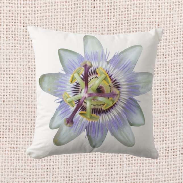 Passionsblomma Kudde (Passion flower throw pillow)
