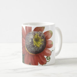 passionsblomma (Passiflora alata) av Redouté Kaffemugg