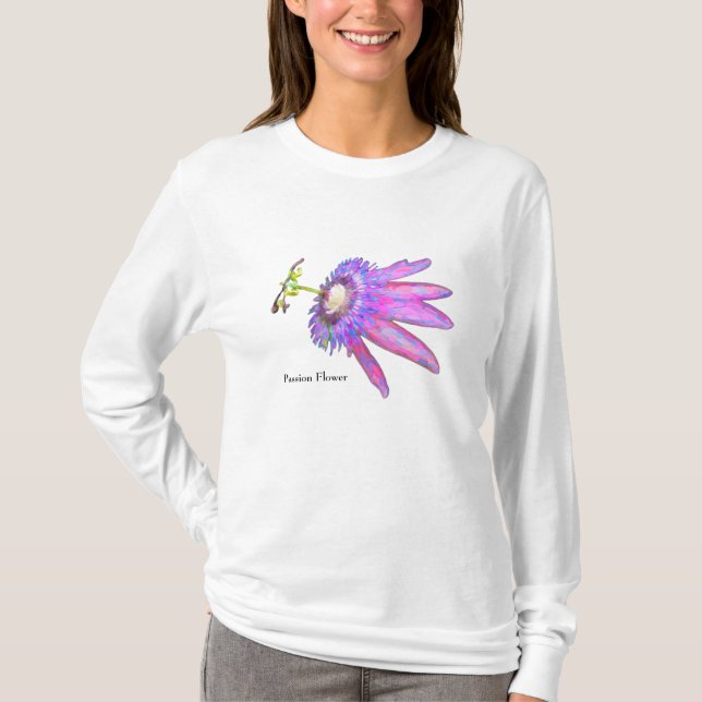 Passionsblomma T Shirt (Framsida)