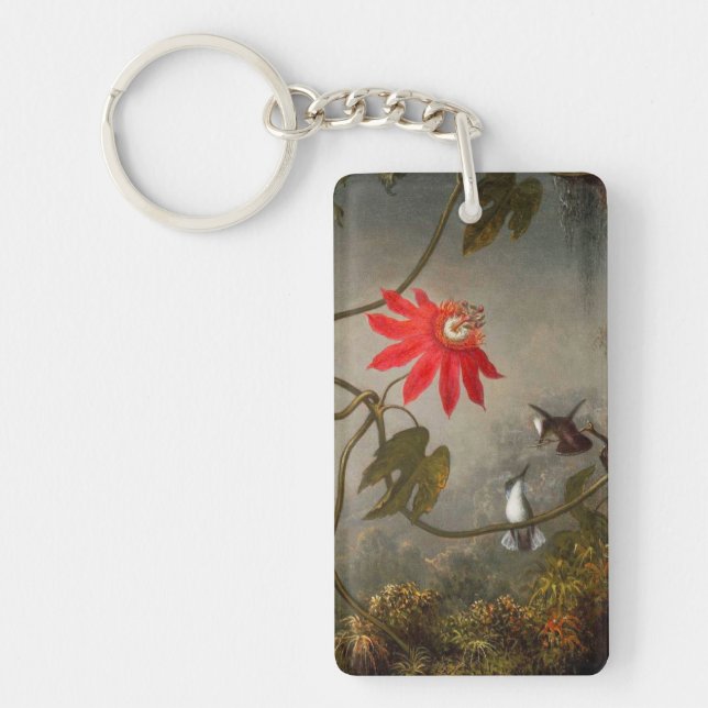 Passionsblommor med Hummingbird Heade (Framsidan)