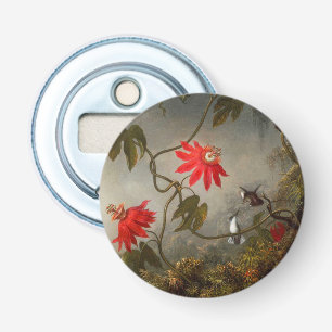 Passionsblommor med Hummingbird Heade Flasköppnare