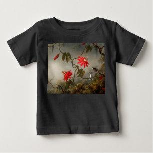Passionsblommor med Hummingbird Heade T Shirt