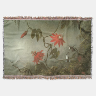 Passionsblommor och kolibrier av Martin J Heade Mysfilt