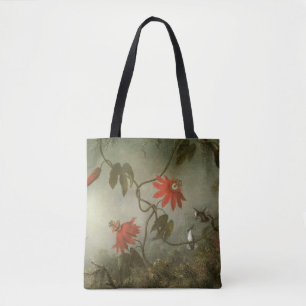Passionsblommor och kolibrier av Martin J Heade Tygkasse