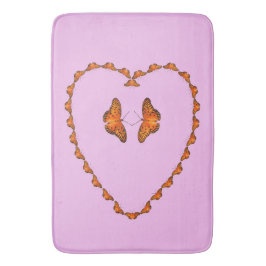 Passionsfjärilar i hjärtat - Dance med mig Badrumsmatta