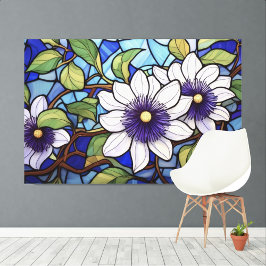 Passionsfruktblomman Tropical XL art Canvastryck