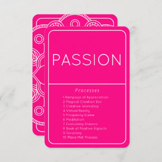 passionslag för Emotional Guidance i Attraktion Inbjudningar