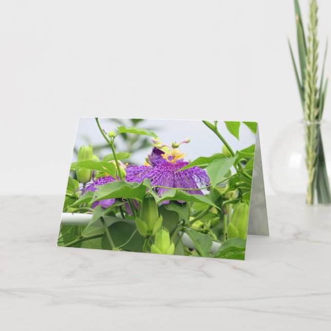 Passionvine Greeting Card Kort (Framsida)